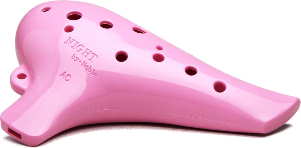 Ocarina de plástico Night By Noble AC Color Rosa