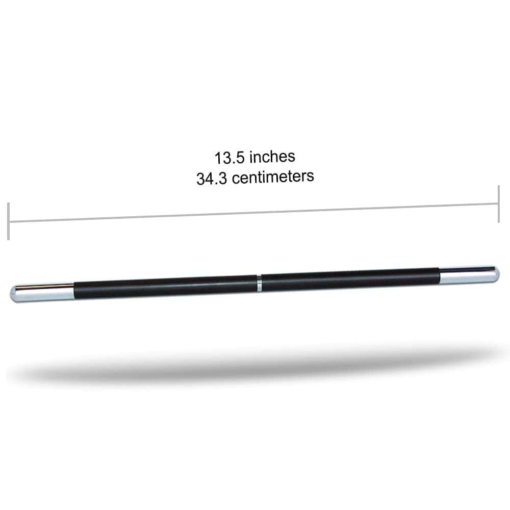 Varita Mágica Modelo Pro Negra y Cromada con Puntas de - Imagen 6
