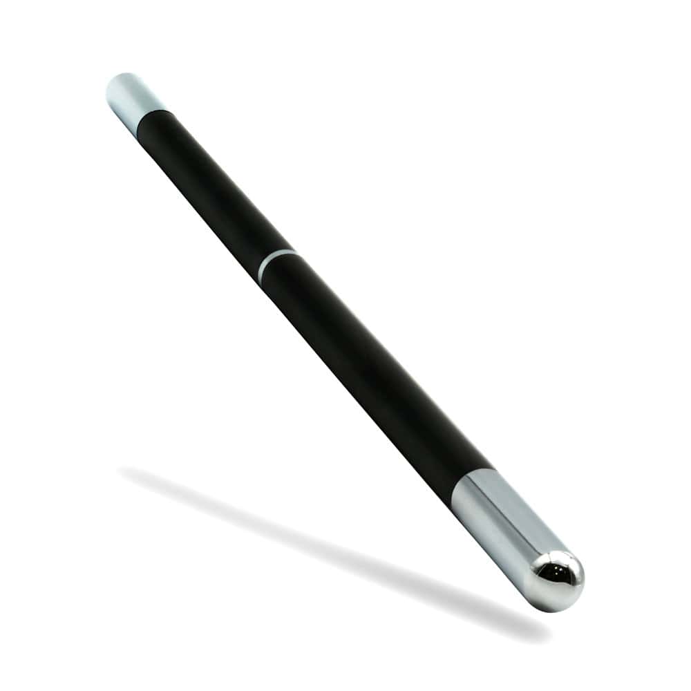 Varita Mágica Modelo Pro Negra y Cromada con Puntas de - Imagen 5