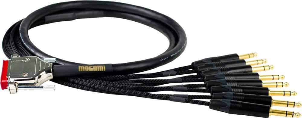 Cable de Interfaz de Grabadora Analógica Mogami -Dorado