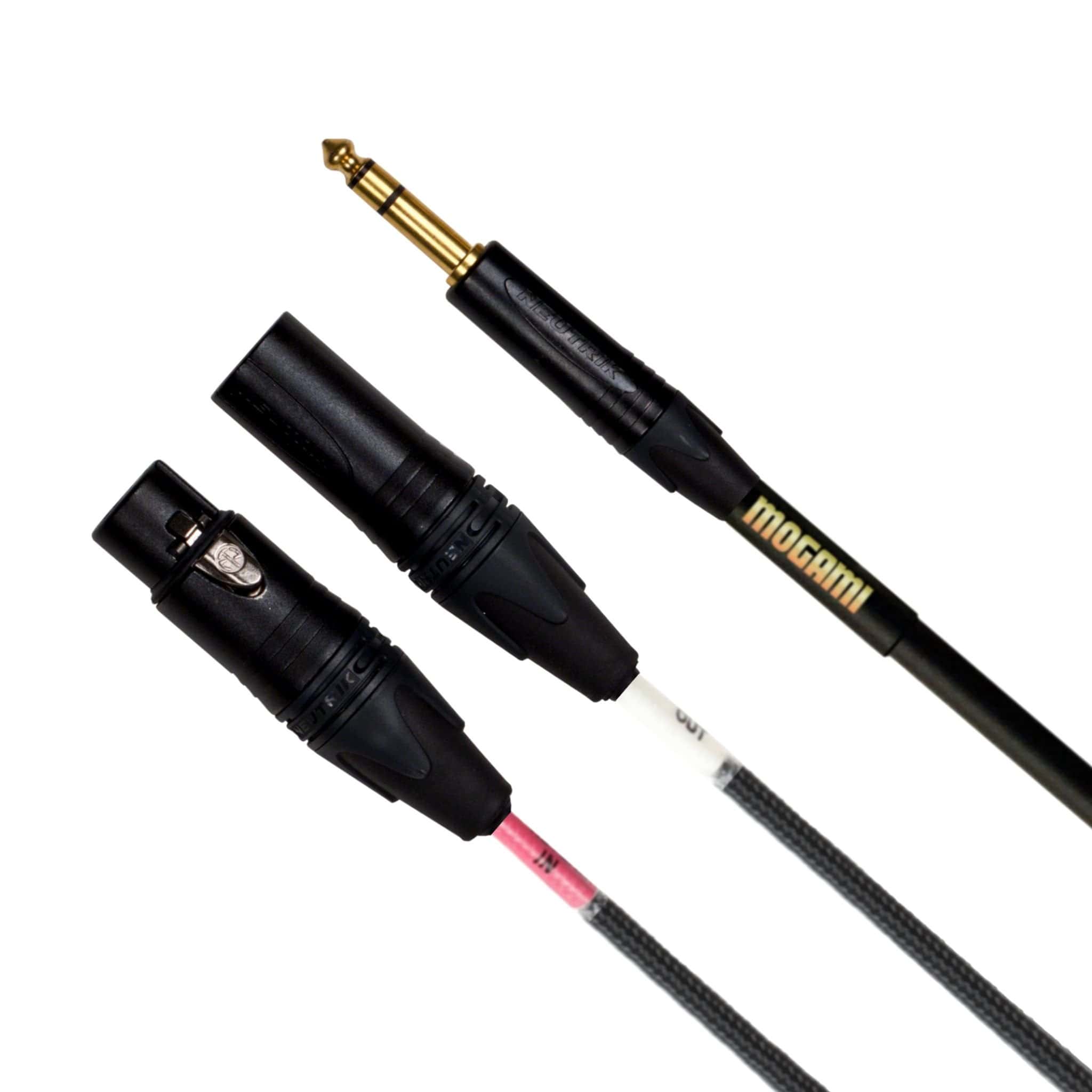 Cable de inserción Mogami Gold XLR-06, Conector macho TRS