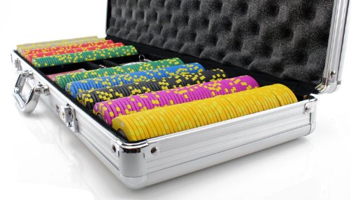 Set de 500 Fichas de Póquer 13.5g Stripe Suited V2 - Imagen 3