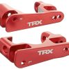 Bloques de Caster de Aluminio Anodizado Rojo Traxxas 6832R