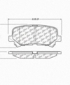 Pastilla de Freno de Cerámica
