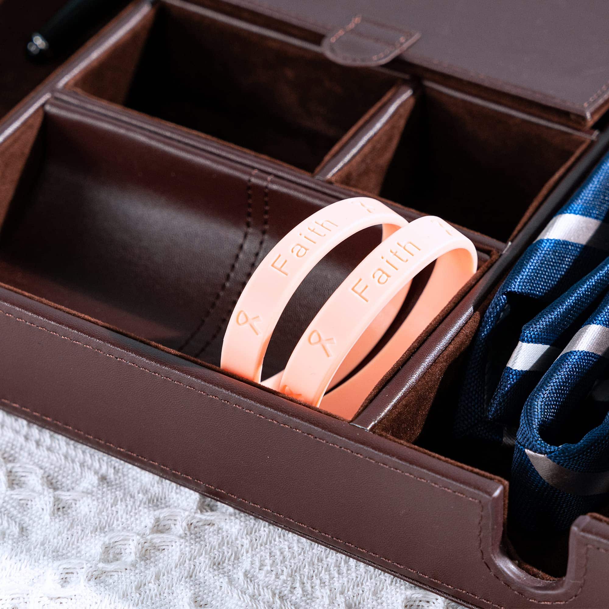 50 Pack Pulseras de Silicona Color Durazno - Pulseras de - Imagen 3