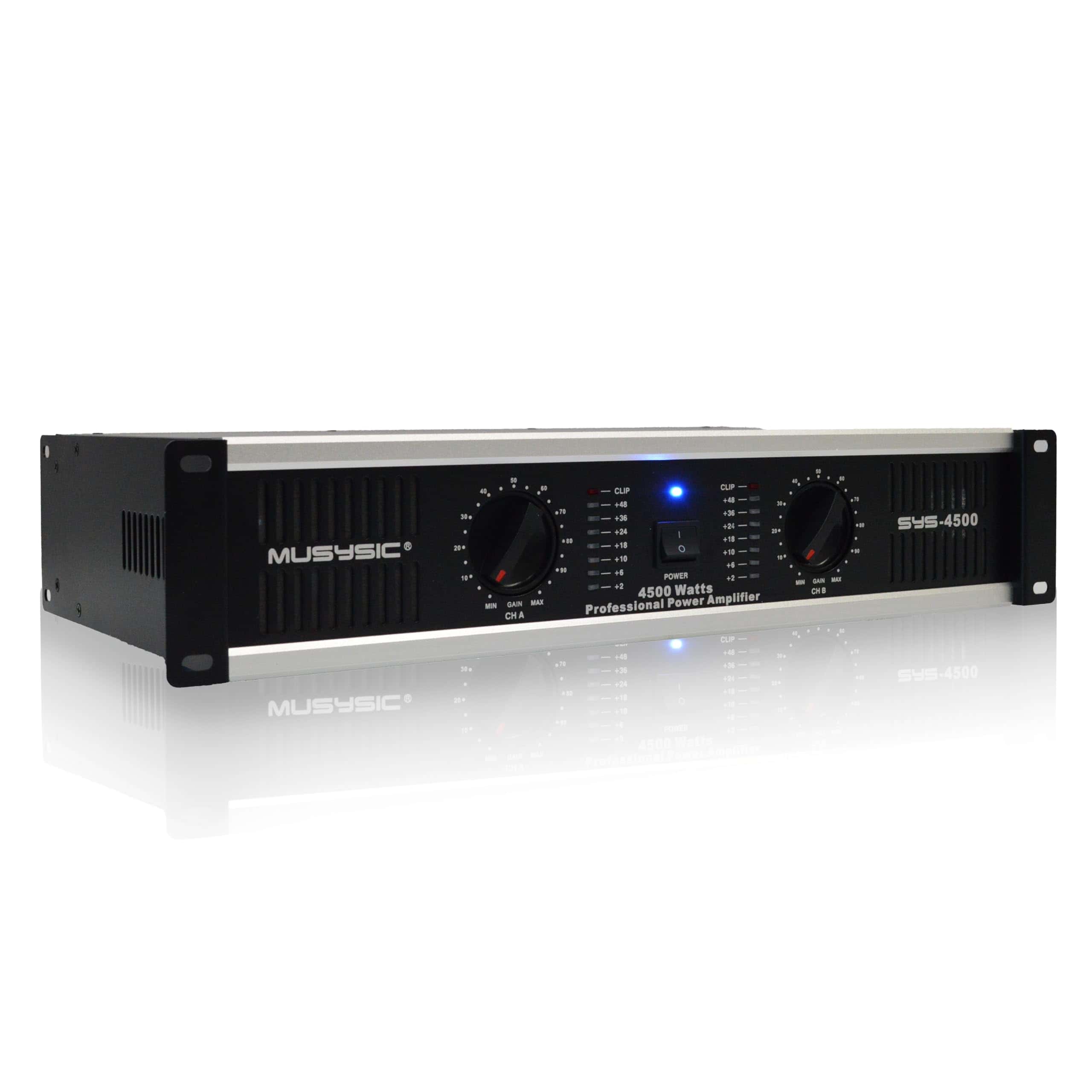 Amplificador de Potencia de 2 Canales MUSYSIC - Sonido sin