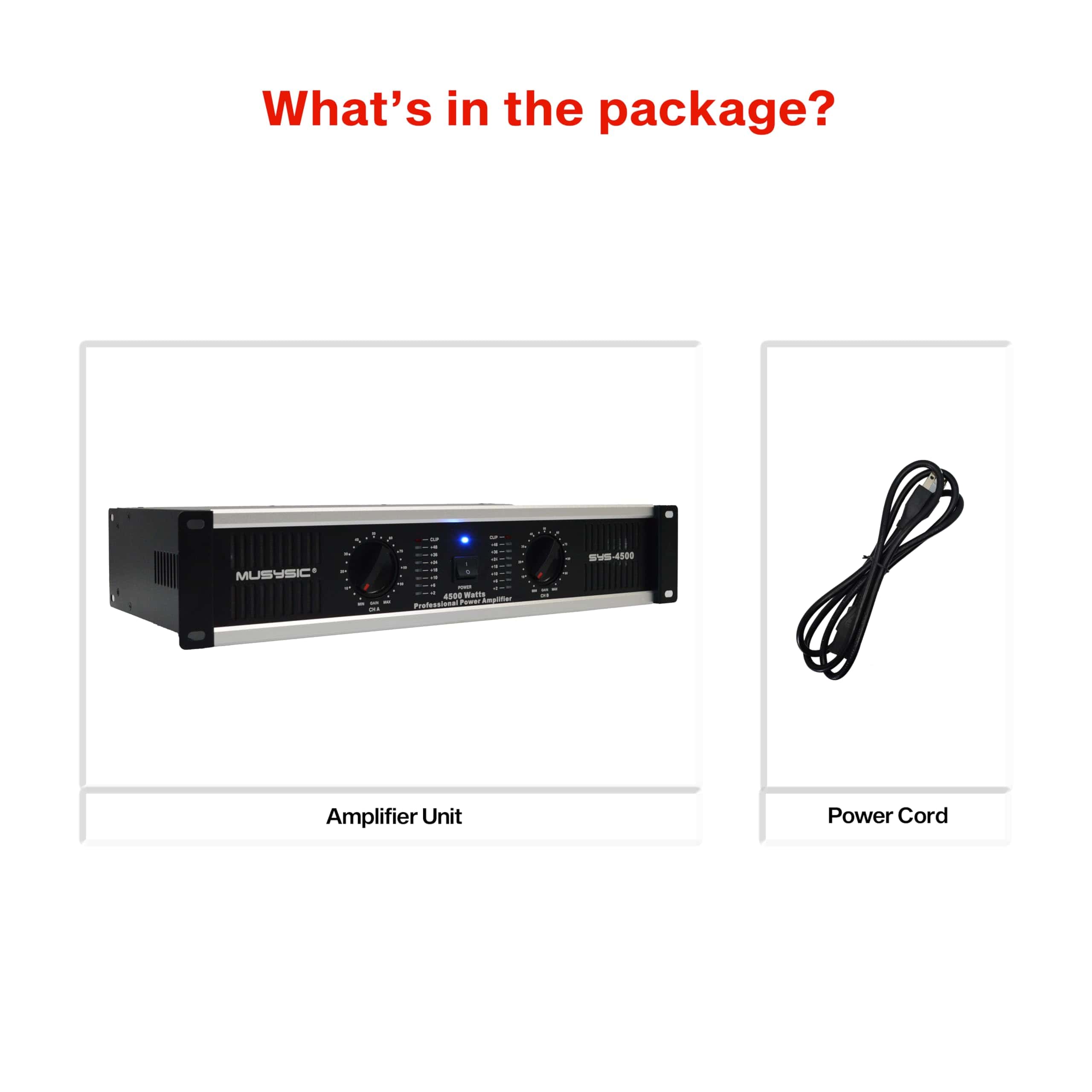 Amplificador de Potencia de 2 Canales MUSYSIC - Sonido sin - Imagen 6