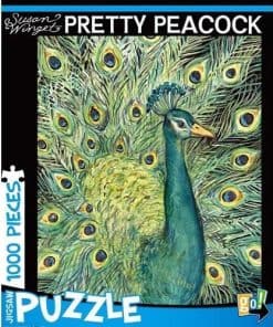 Rompecabezas de 1000 piezas "Pretty Peacock" por Go! Games