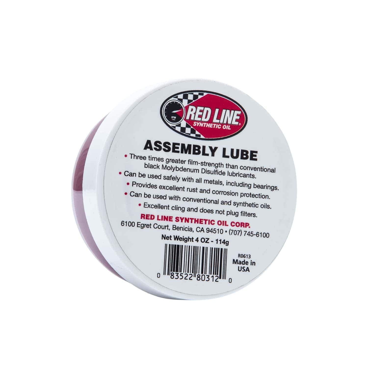 Red Line 80312 Lubricante de Ensamblaje, Tarro de 4 Onzas,