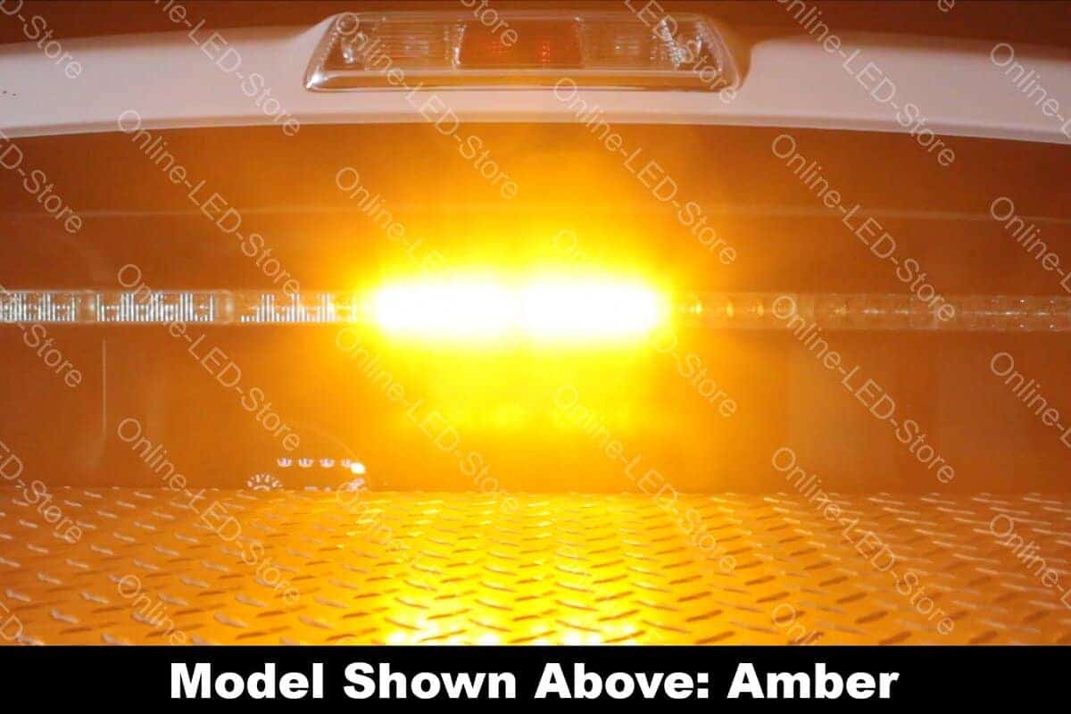 Barra de luces solarLED de advertencia de tráfico ámbar de - Imagen 10
