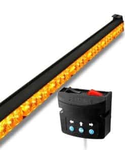 Barra de luces solarLED de advertencia de tráfico ámbar de