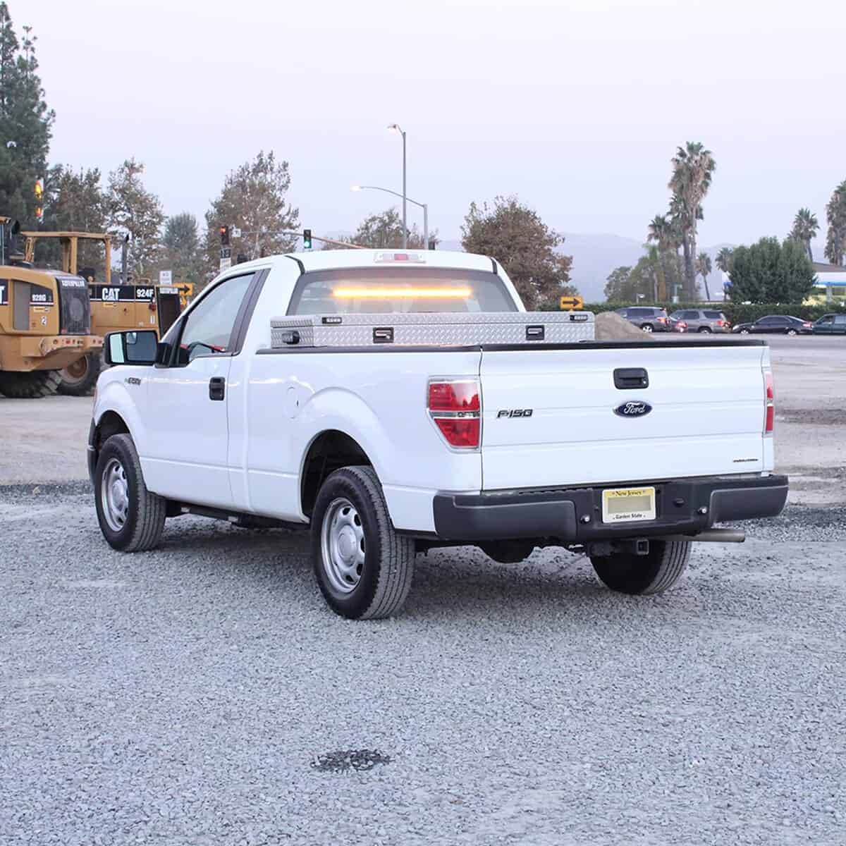 Barra de luces solarLED de advertencia de tráfico ámbar de - Imagen 3