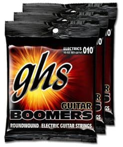 3 SETS de Cuerdas de Guitarra Eléctrica GHS Boomer TNT