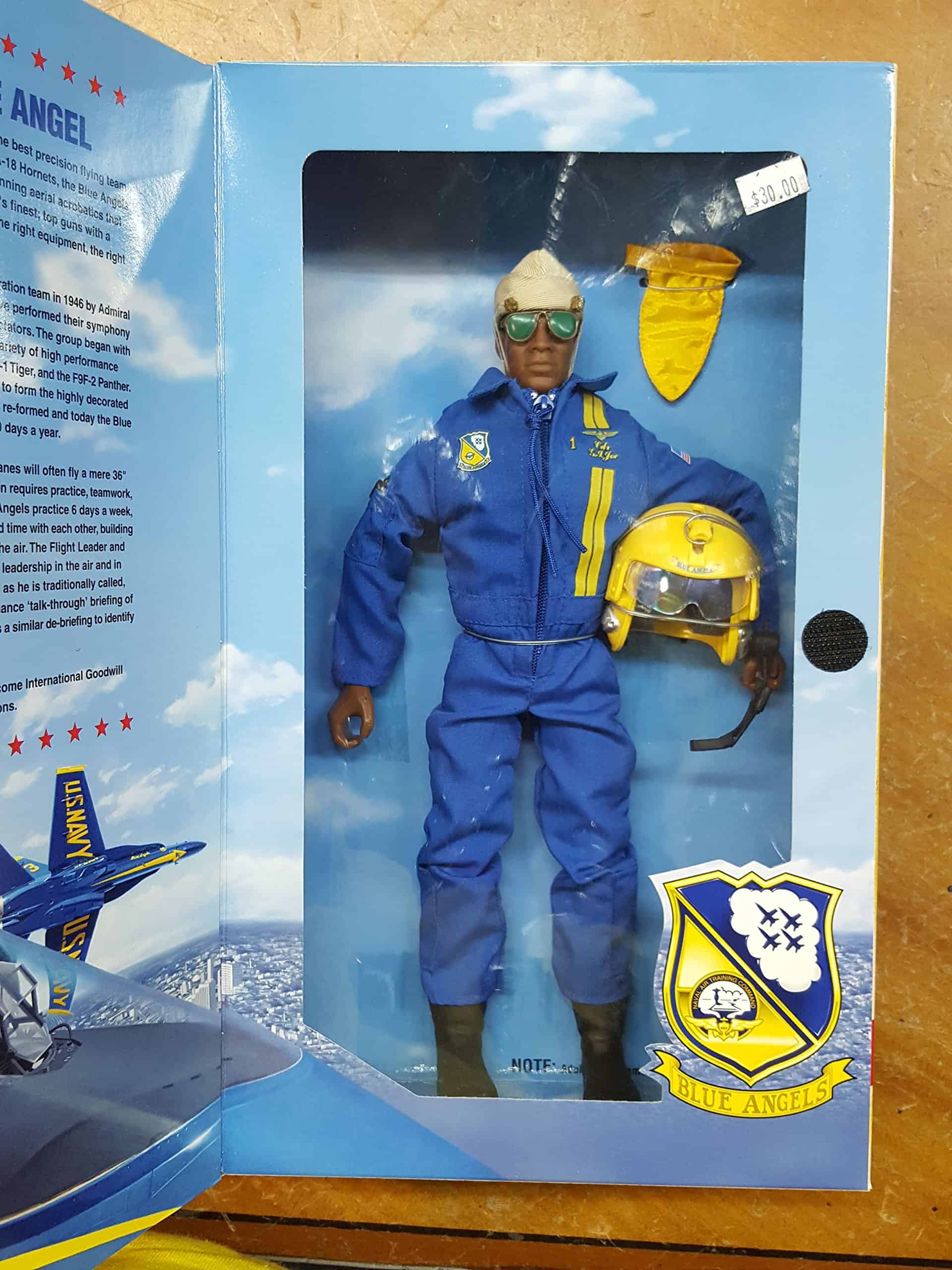 Piloto Blue Angel de GI Joe Africano Americano