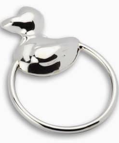 Sonajero de Anillo de Pato de Plata Esterlina 925 Krysaliis