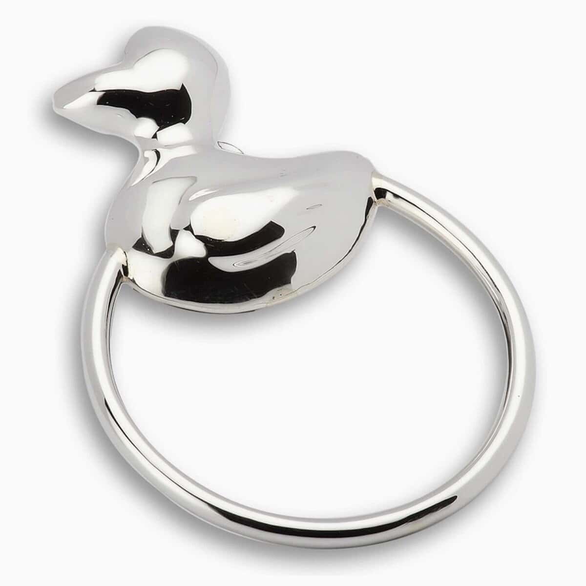 Sonajero de Anillo de Pato de Plata Esterlina 925 Krysaliis