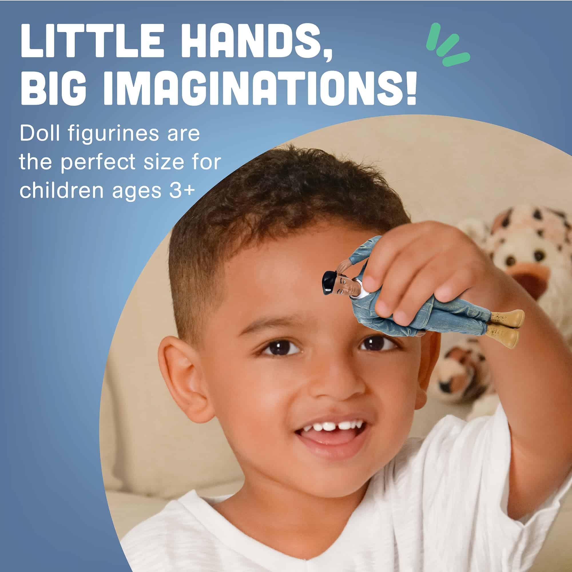 Set de 12 Figuras de Juguete de Profesionales Ficticios de - Imagen 8