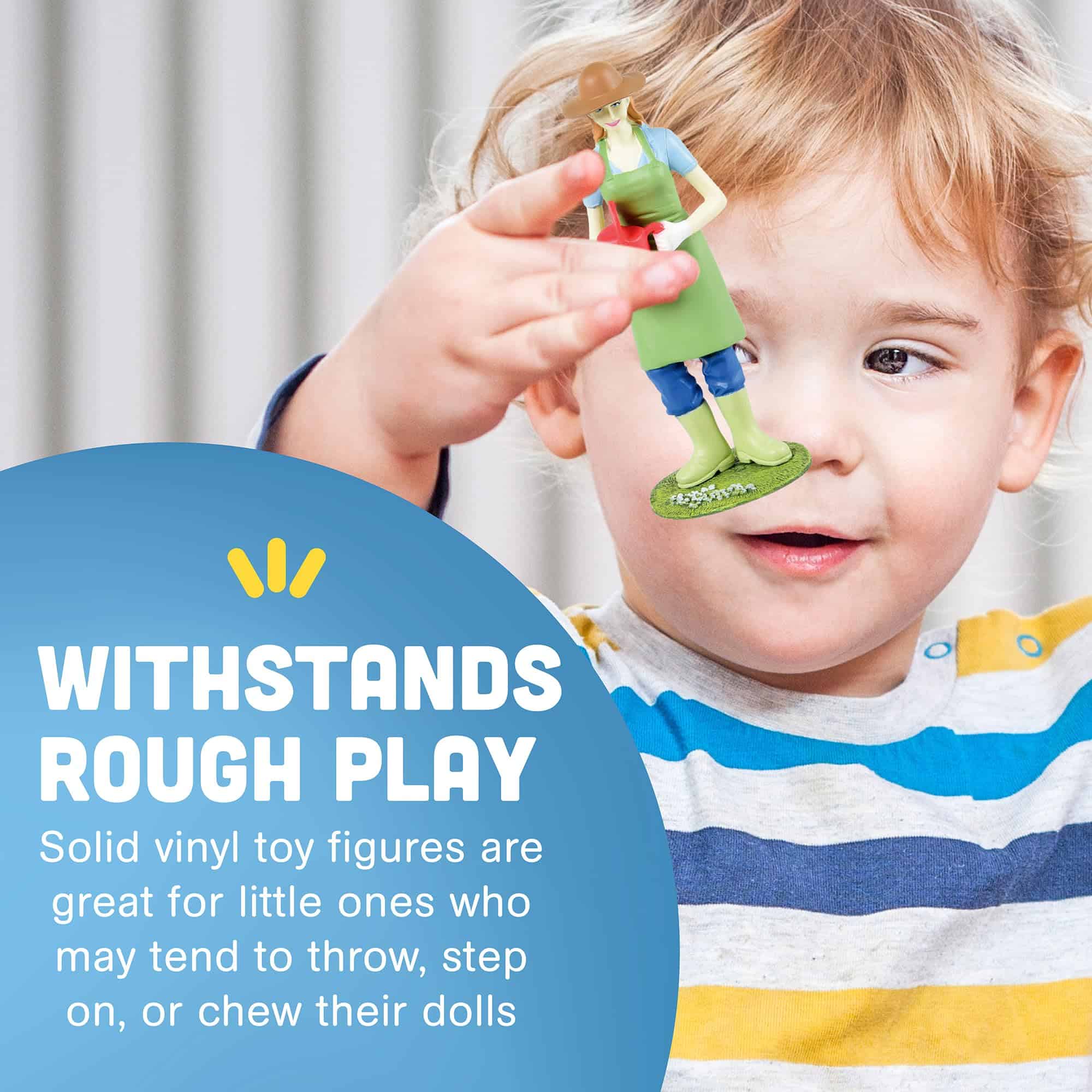 Set de 12 Figuras de Juguete de Profesionales Ficticios de - Imagen 7