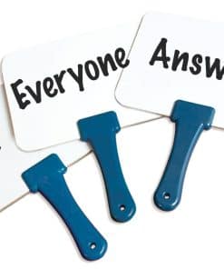 Set de 12 Pizarras de Respuesta Rápida 5.9" x 7.75"