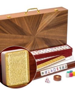 Juego de Mahjong Americano Yellow Mountain Imports, Golden