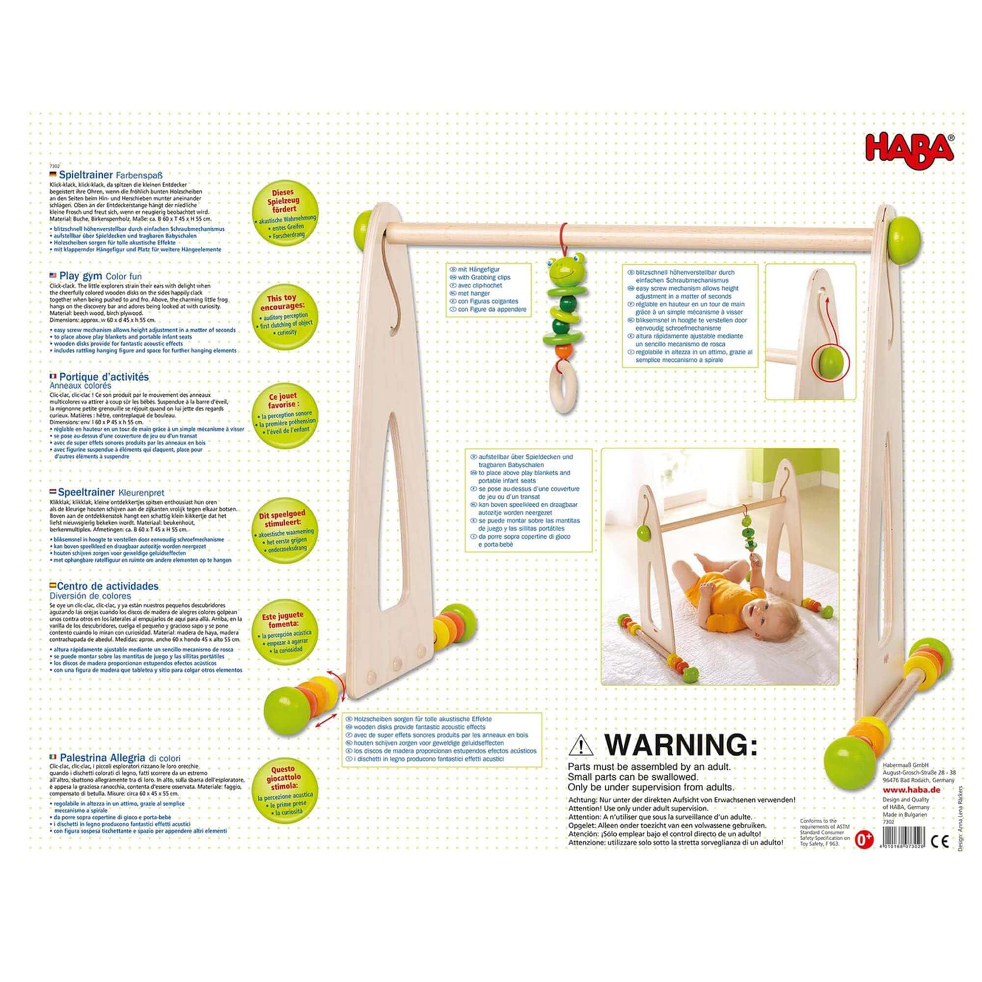Gimnasio de Juego Color Fun de HABA - Centro de Actividades - Imagen 8