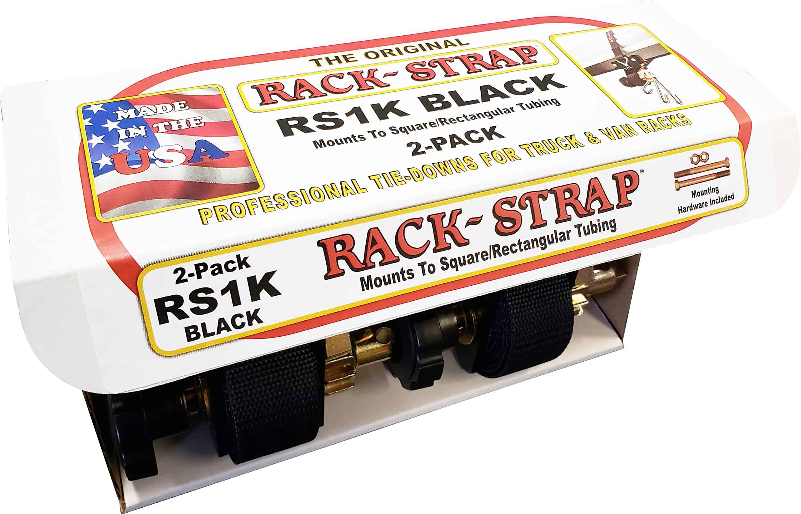 2 Pack, Rack-Strap Ladder Rack Tie-Downs, Soporte de