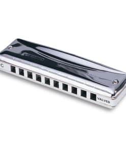 Armónica Plateada con recubrimiento cromado
