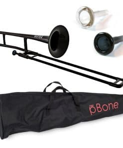 Trombón de plástico pBone PINSTRUMENTS - Boquillas y Bolsa
