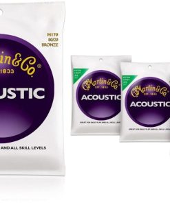 Cuerdas para guitarra acústica Martin M170 de bronce 80/20