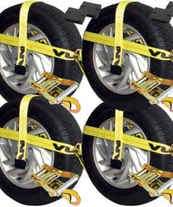 Kit de Amarré para Autos VULCAN - Aro Ajustable - Ganchos