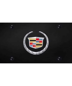 Marco de Placa de Matrícula Delantera con Logo de Cadillac