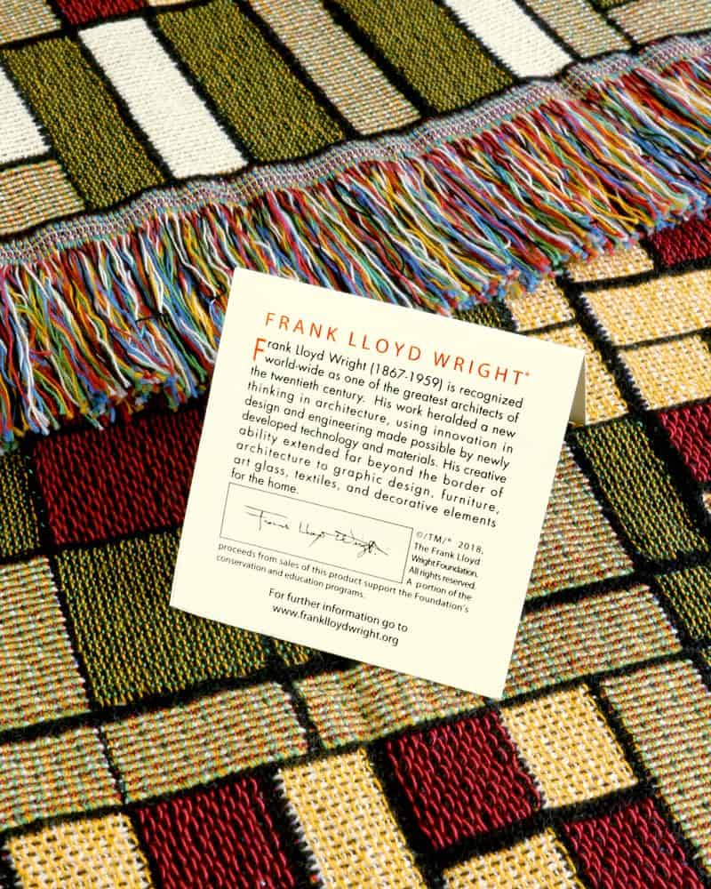 Manta de tapiz Frank Lloyd Wright Oak Park Skylight - Imagen 4