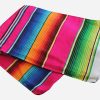 Manta Mexicana Serape Del Mex (Extra Grande, Rosa)