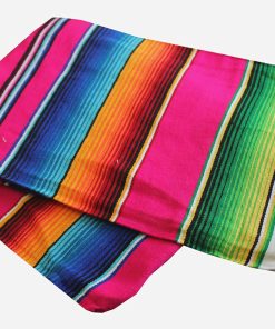 Manta Mexicana Serape Del Mex (Extra Grande, Rosa)