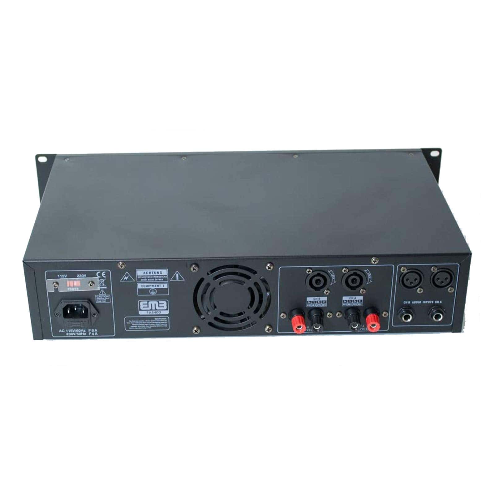 EMB Pro - PA6400 - Amplificador de Potencia Profesional - Imagen 3