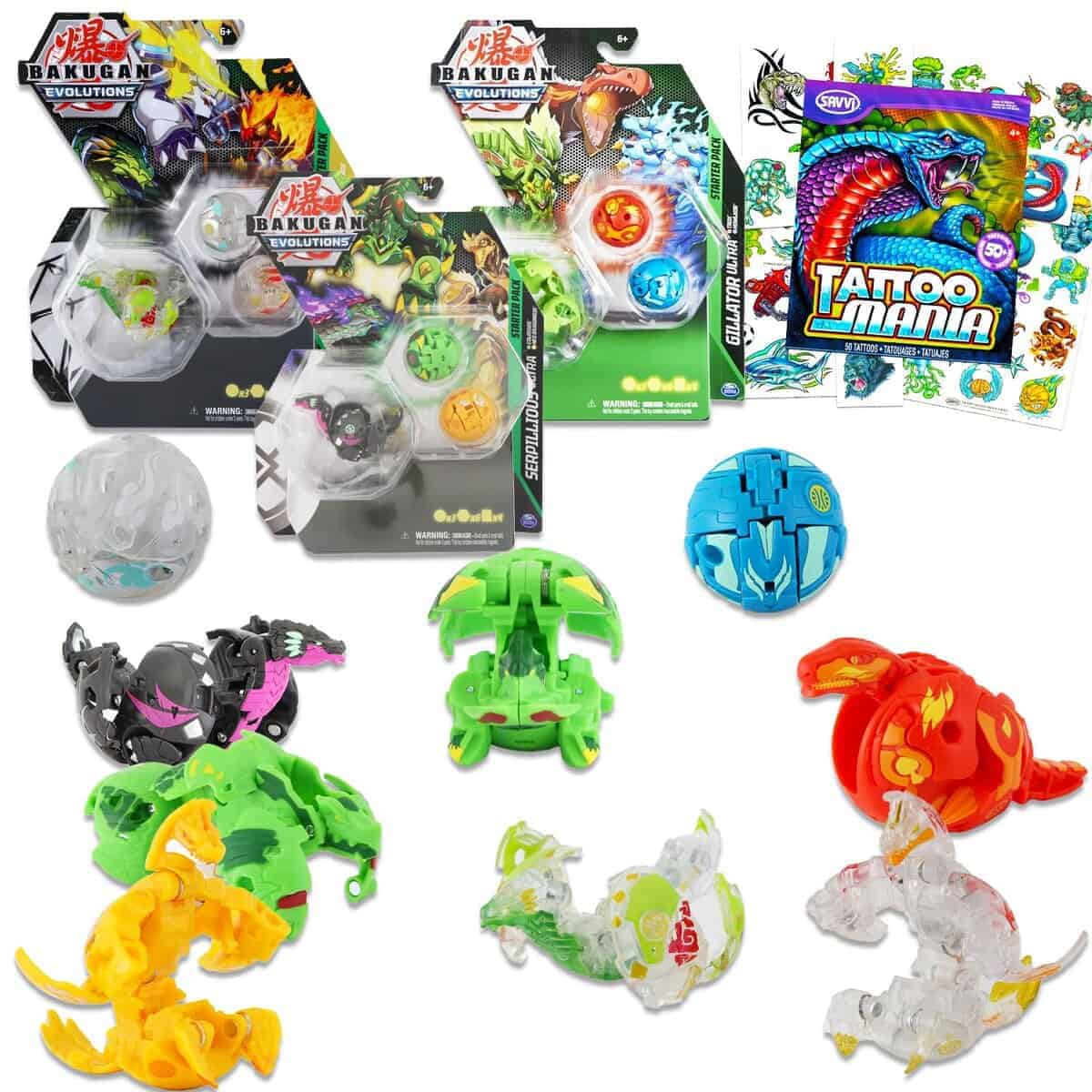 Paquete de Inicio de Juguetes de Figuras Ultra Bakugan -