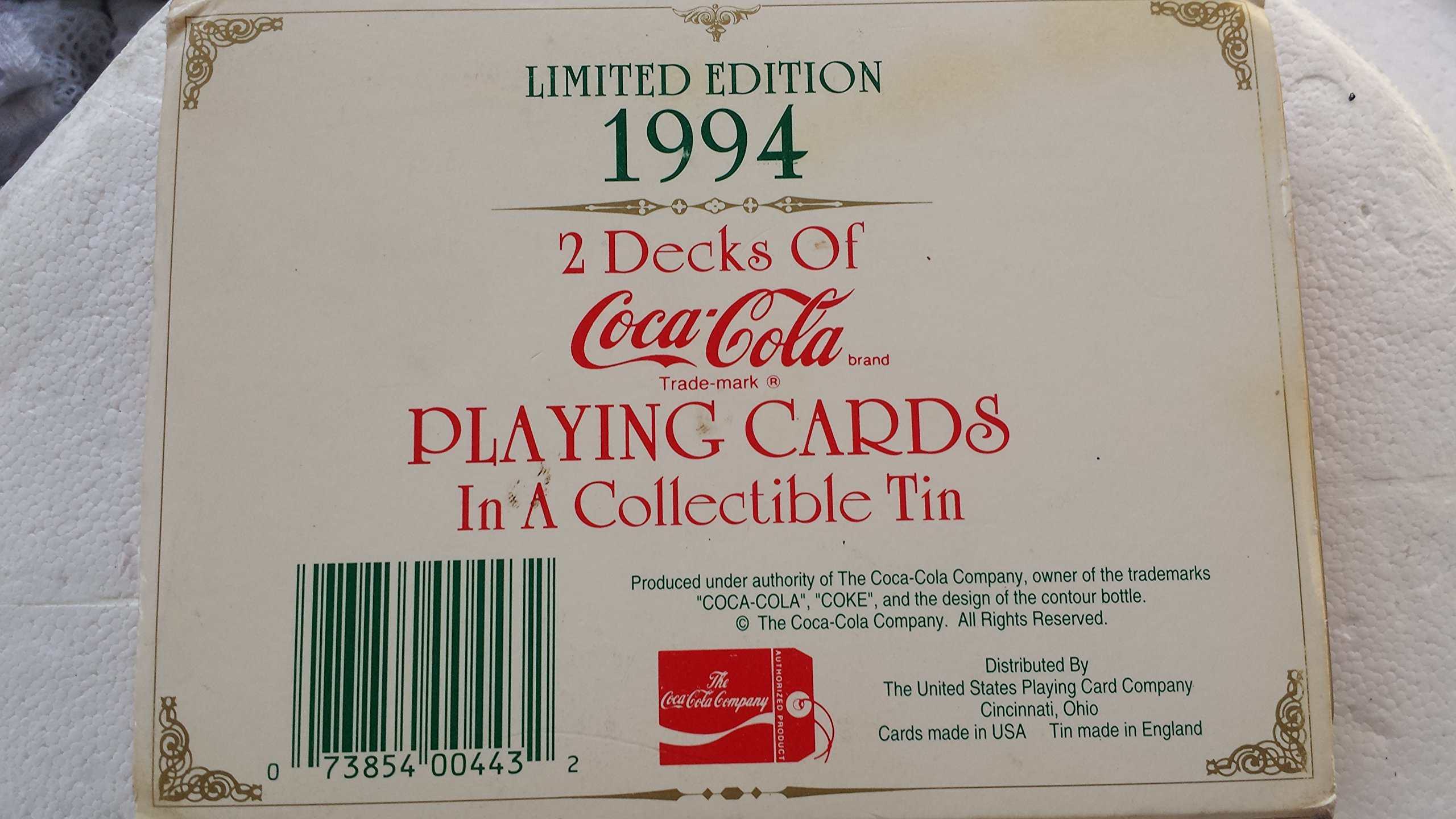 Baraja de Cartas de Nostalgia de Coca Cola de 1994 - Imagen 3