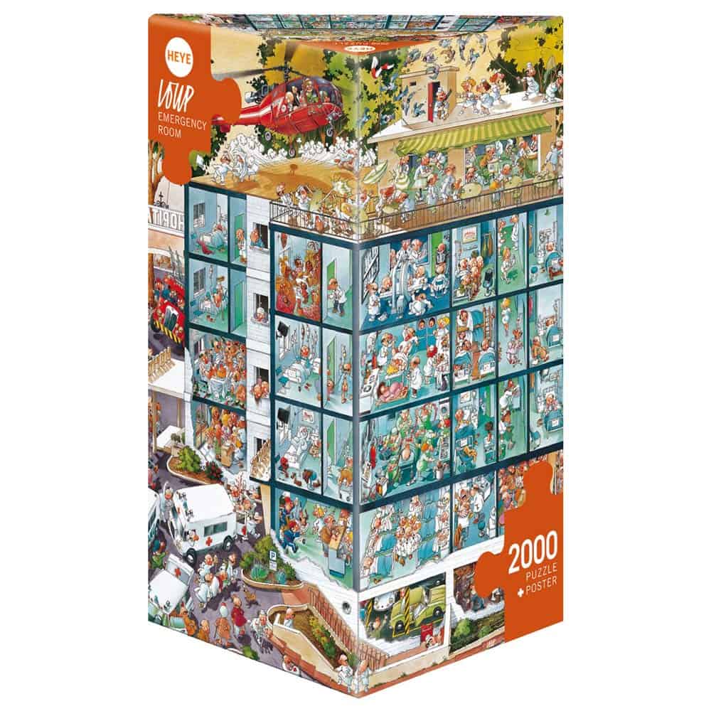 Rompecabezas de Sala de Emergencias, Multicolor