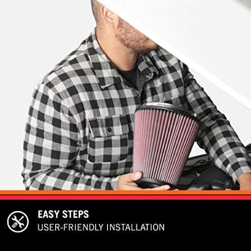 Filtro de aire universal K&N: Alto rendimiento, Premium, - Imagen 5