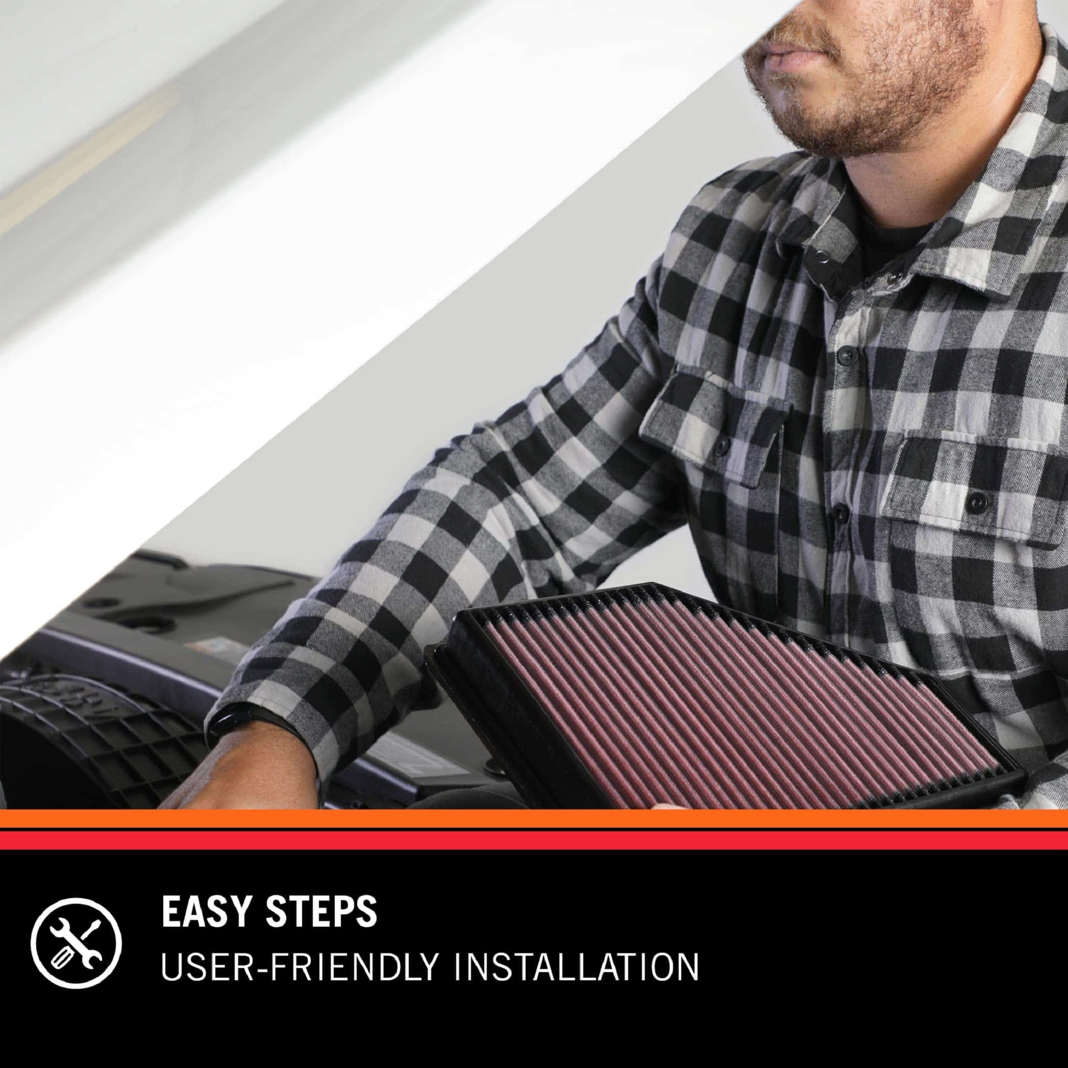 Filtro de aire del motor K&N: Alto rendimiento, Premium, - Imagen 5