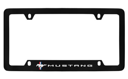 Porta placas de licencia grabado con logo del Ford Mustang - Imagen 3
