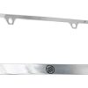 Portaplacas de metal cromado con logo de Buick