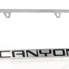 Portaplacas de Metal Cromado para GMC Canyon