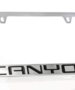Portaplacas de Metal Cromado para GMC Canyon