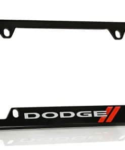Marco de placa de matrícula con logo de Dodge (Zinc de 4