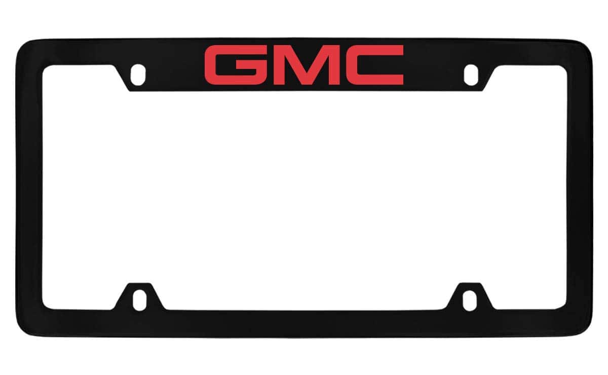 Portaplacas de Matrícula con Logo de GMC (4 Orificios y - Imagen 4