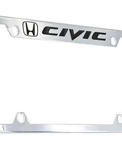 Portaplacas de Honda Civic de Zinc (Cromo & Top & 4