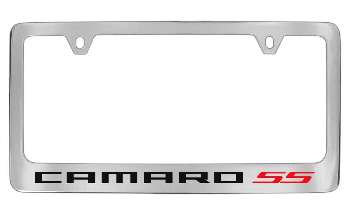 Porta placas de matrícula de metal cromado para Chevrolet - Imagen 4