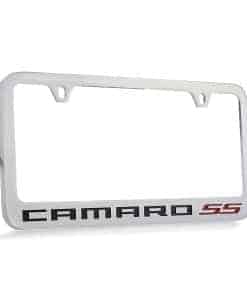 Porta placas de matrícula de metal cromado para Chevrolet