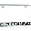 Porta Placa de Matrícula de Metal Cromado para Chevrolet